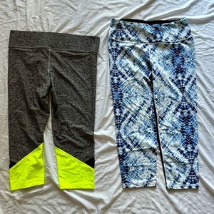 Victoria Secret Crop Leggings (Sport and Pink)